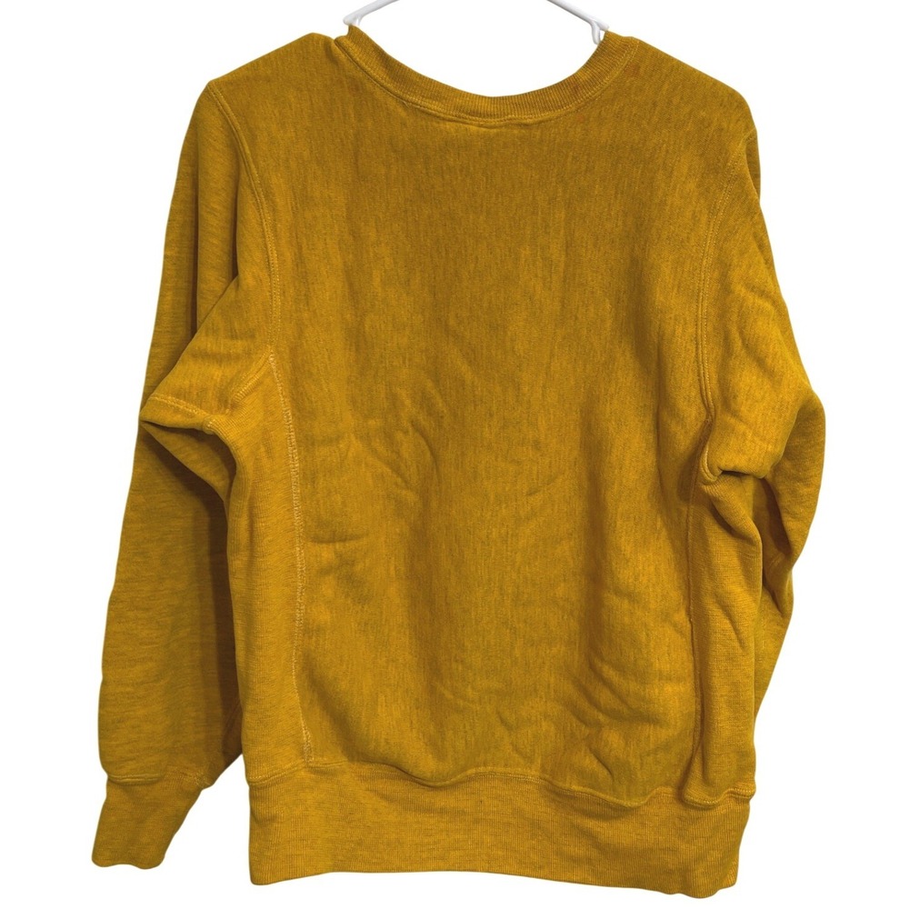 Vintage 90s Jansport AIB American Institute of Business Sweatshirt Yellow M - Picture 2 of 7